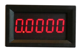 Amperomierz panelowy LED 0-3,0000A DC