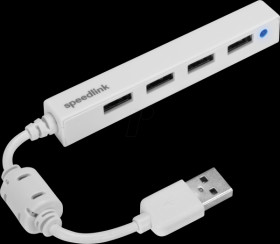 SL-140000-WE USB hub 2.0, 5 Gb/s, 4-port, white