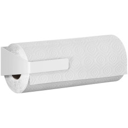 tesa 70048-00000-00 Kitchen roller holder White Stainless steel wall mount