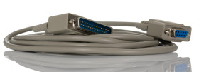 Kabel szeregowy, długość 3m, złącze A: 9-stykowe D-sub, złącze B: 25-stykowe D-sub