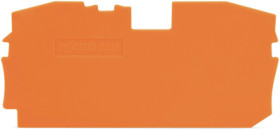 End/Intermediate plate for terminal block, 2016-1292