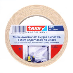 Taśma dwustronna piankowa TESAFIX 5m 19mm czarna 08073-00001-00