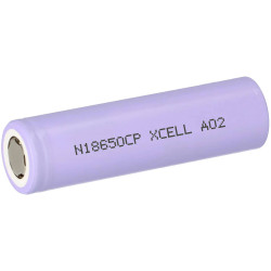 XCell 148187 N18650-35E Rechargeable Flat Top Li-ion Battery 3.6V 3350mAh