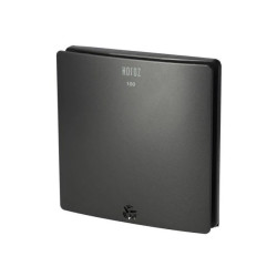 Wentylator wyciągowy łazienkowy / kuchenny plastikowy FELIX 100 mm antracytowy HOROZ ELECTRIC