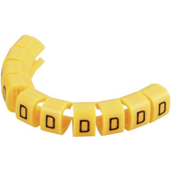 TruComponents 41000 Pre-printed Cable marker D OD 4-5.10mm