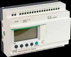 SR3B261BD Logic module, 16 inputs/10 outputs, 125 x 90 x 60 mm