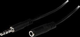 MU2MMFS audio cable, 3,5 mm jack to jack extension, 2 m