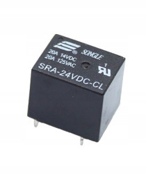 Power Relay SONGLE SRA-24VDC-CL 20A - 24V - 5PIN T74 - 14VDC 125VAC Contacts
