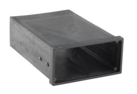 Obudowa urządzeń elektronicznych, Noryl, Czarny, 48 x 96 x 138mm, RS PRO