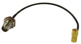 Kabel koncentryczny złącze A TNC złacze B SMA długość 200mm Z zakończeniem