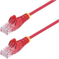 StarTech.com N6PAT200CMRDS 2m Red Slim CAT6 Ethernet Cable, Snagless