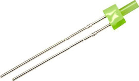 LED, THT, green, 571 nm, 9 to 20 mcd, 130°, 204GD1F-1B