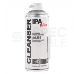 Alkohol izopropylowy spray 99,9% 400ml z pędzelkiem Cleanser IPA Plus MicroChip