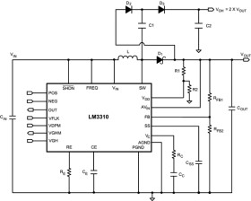 Step-Up PWM DC/DC Converter with Integrated Op-Amp and Gate Pulse Modulation Switch