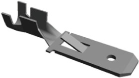 Konektor płaski Męski 6.35 x 0.81mm długość 27.9mm Izolacja: Nieizolowane Cyna