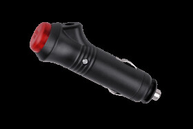 Car Cigarette Lighter Plug with On-Off Switch and Fuse