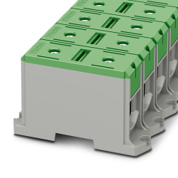 Kostka zaciskowa na szynie DIN Phoenix Contact poziomy: Pojedynczy 500AWGŚruba UBAL 310A 1 kV