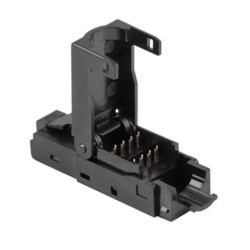 Wtyk LAN beznarzędziowy RJ45 8P8C kat 6A UTP plastikowy, do linki i do drutu Lanberg