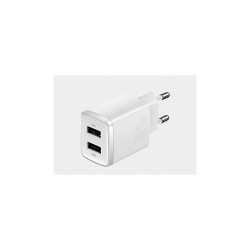 Ładowarka USB sieciowa 10,5W Compact, 2 Gniazda USB