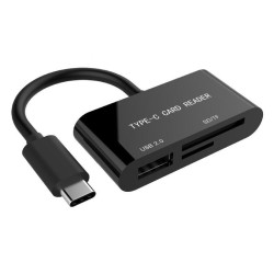 Czytnik kart pamięci USB-C Obsługuje SD/microSD/USB