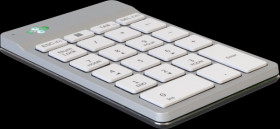 RGOCONMWLWH Numeric keyboard, Bluetooth, compact, ergonomic, white