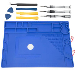 Mata serwisowa ESD, silikonowa 44x31 cm Yihua z narzędziami