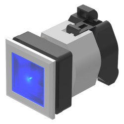 Element wykonawczy przycisku, Siłownik, do uzytku z: Urządzenia przełączające, Czarny, Utrzymane