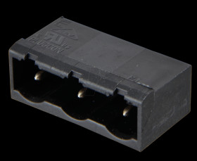 31264103 Pin header for term. 3-pin, spacing:7.62, straight