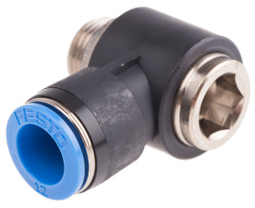 Złączka pneumatyczna G 3/8 męskie Wciskane 12 mm Festo Adapter gwintowany kolankowy G 3/8 męskie