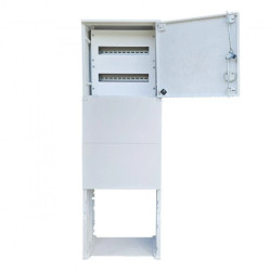Obudowa termoutwardzalna 40x42 TH z fundamentem 2x16 modułów IP 44 rozdzielnia elektryczna złącze kablowe ZK 40x42 TH Fund