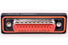 Złącze D-Sub 25-pinowe Męski Proste Przewlekany raster 2.84mm