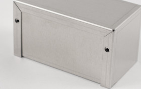 Aluminum enclosure, (L x W x H) 102 x 56 x 56 mm, natural, IP32, 1411HU