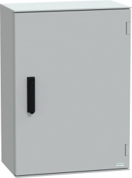 Schneider Electric PanelSeT PLM NSYPLM75VG Szafka instalacyjna 536 x 747 x 300 poliester szary 1 szt.