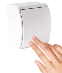 VIPLAST KOALA Łącznik Jednobiegunowy Hermetyczny Biały