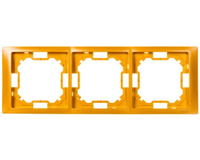 Simon Basic Neos Ramka potrójna słoneczny BMRC3/034
