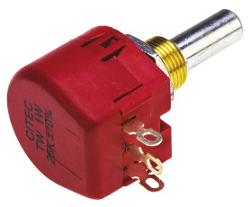 Potencjometr 25kΩ typ Obrotowy TE Connectivity średnica wału 6,35 mm 1W długość wału 15mm Montaż panelowy