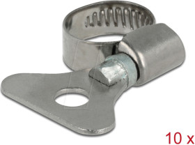 19571 Butterfly Hose Clamp 10 - 16 mm 10 pieces metal