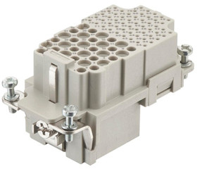 Wkładka złącza zasilania 87-pinowe HARTING 10A Żeński Połączenie zagniatane Proste