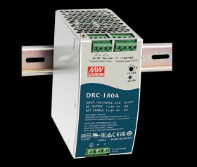 Zasilacz buforowy na szynę DIN 180W 13.8V 13A / 13.8V 4A DRC-180A