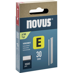 Novus 044-0092 Staple Pins Type J 30mm 1000 pieces for Moulding Fixing