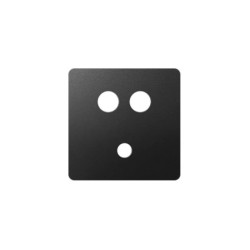 Simon 82 Pokrywa gniazda Mini jack + 2 RCA grafit 8201092-038