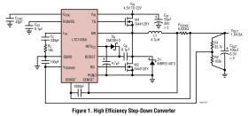 High Efficiency Low Noise Synchronous Step-Down Switching Regulator
