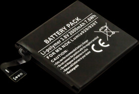 10851 Smartphone battery for Microsoft devices, Li-Po, 2000 mAh