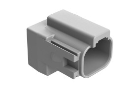 Złącze samochodowe 4-pinowe Amphenol Industrial 2-rzędowe Żeński 4A AT Gniazdo