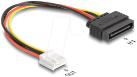 66608 Power SATA 15 Pin St. > 1x Floppy 4 Pin Bu. 15 cm
