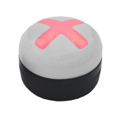 Lampa sygnalizacyjna LED 5 V DC Pomarańczowy, zielony, czerwony DC IP54 Podstawa magnetyczna