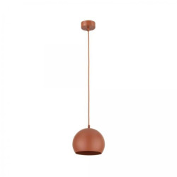 Lampa wisząca ZOE S w nowoczesnym ceglanym kolorze do salonu 10174 TK Lighting