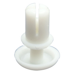 Essentra SR-3550W Snap Rivet White Pack 100