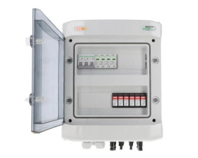 Rozdzielnica przyłączeniow DC+AC z ogranicz. prze. 1000V typu 1+2, 2x łańcuch PV, 2x MPPT // ogr. AC typ 2, 16A 3-F, SH‑696 DCAC