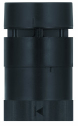 Moduł wieży sygnalizacyjnej Element syreny Werma Czarny 24 V KS40, IP66, IP69K